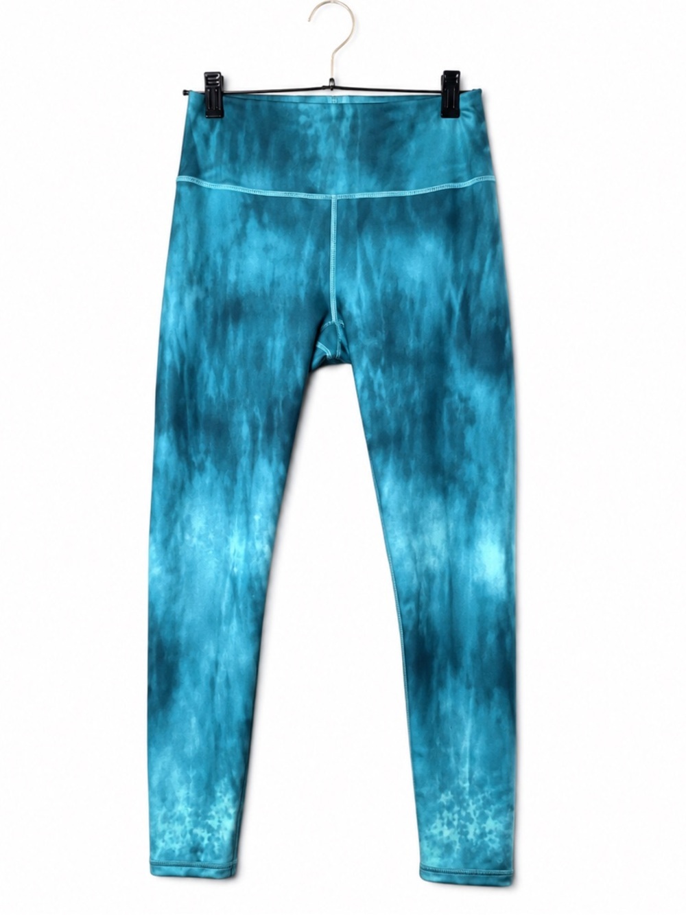 CALIA Stay Powerful Leggings Ocean Wash Blue Teal Tie Dye Size Large - Picture 2 of 4